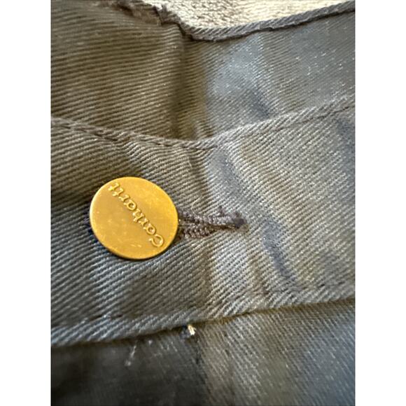 Carhartt NVY Dungaree Fit Carpenter Pants Size 40x30 Navy Workwear - Picture 5 of 11